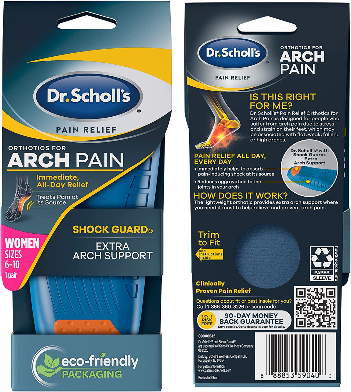 Dr. Scholl's Stylish Step Clear Cushioning Insoles India | Ubuy