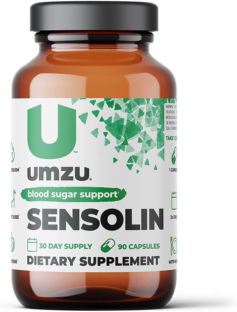 umzu sensolin glp-1 UMZU Sensolin Natural Blood Sugar Stabilizer Blood Sugar Metabolism Support  Helps Regulate Blood Glucose Reduces Hangry