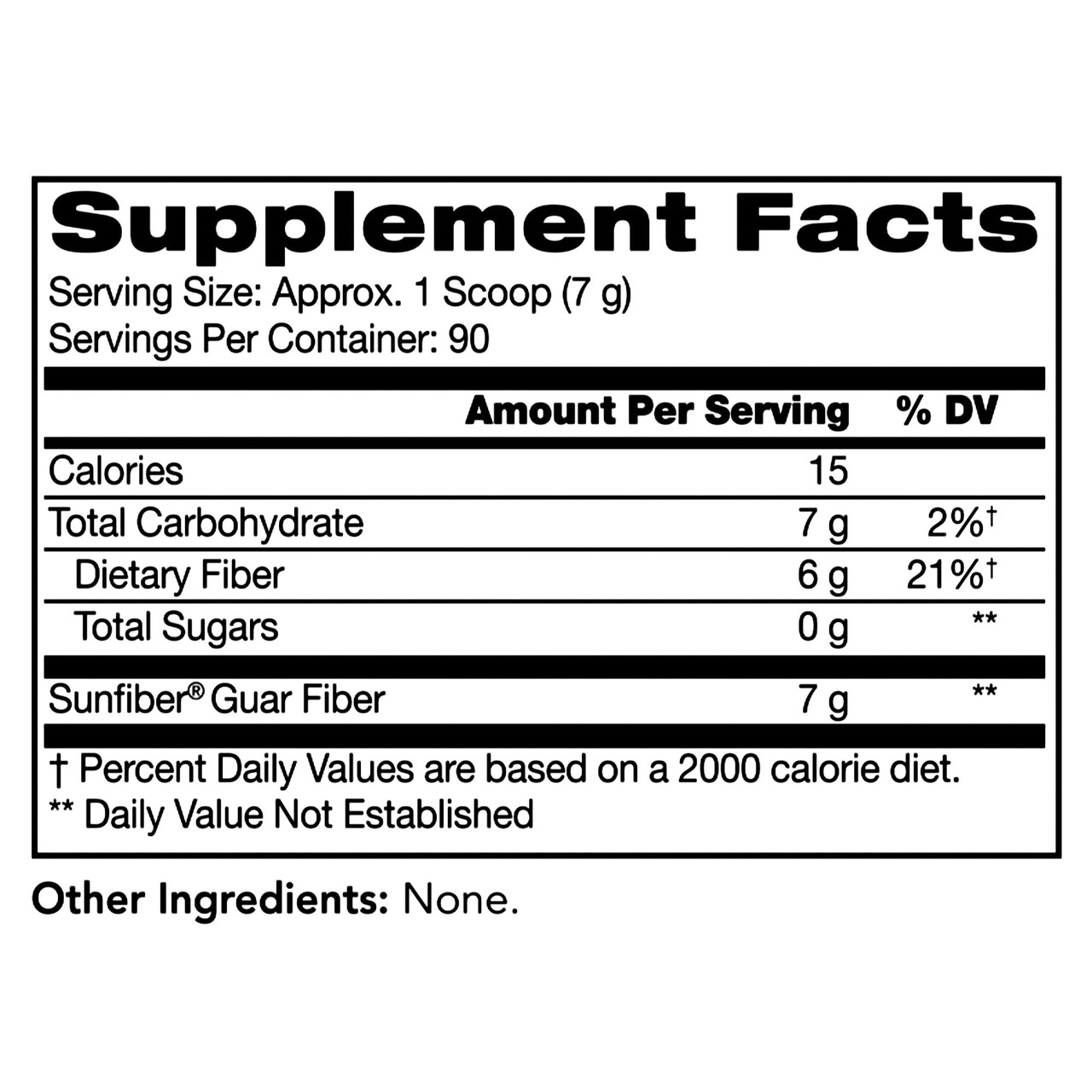 Tomorrow's Nutrition Sunfiber, Soluble Prebiotic Fiber Support for