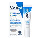 CeraVe Eye Repair Cream | 0.5 Ounce | Eye Cream for Dark Circles and Puffiness | Fragrance Free