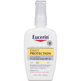 Eucerin Daily Protection Moisturizing Face Lotion, Spf 30 4 Fl Oz (118 Ml)