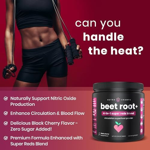 Nutrachamps Super Greens Powder And Beet Root Powder Bundle