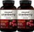 Double Strength Cranberry Pills Made with Organic Wild Cranberry Extract Plus Acerola 25mg 180 Vegan Capsules 36000mg Fresh Cranberries Equivalent Support Urinary Tract Health Sugar 2Pack Double Strength Cranberry Pills Made with Organic Wild Cranberry Extract Plus Acerola 25mg 180 Vegan Capsules 36000mg Fresh Cranberries Equivalent Support Urinary Tract Health Sugar 2Pack