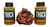 Duke Cannon Supply Co. THICK HighViscosity Body Wash for Men Bundle Buffalo Trace 17.5 Fl Oz 2 bottles  Black/Orange Loofah