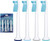 Sensitive Replacement Toothbrush Heads fits Most HX6054 Series Electric Toothbrush Heads 4 White Brush Heads Sensitive Replacement Toothbrush Heads fits Most HX6054 Series Electric Toothbrush Heads 4 White Brush Heads