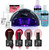 Mylee Complete Professional Gel Nail Polish LED Lamp Kit, 4x MYGEL Colours, Top & Base Coat, Mylee PRO Salon Series Convex Curing® LED Lamp, Prep & Wipe, Gel Remover (Black Lamp) Mylee Complete Professional Gel Nail Polish LED Lamp Kit, 4x MYGEL Colours, Top & Base Coat, Mylee PRO Salon Series Convex Curing® LED Lamp, Prep & Wipe, Gel Remover (Black Lamp)