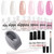 Makartt Dipping Powder Container Bundle with 6 Colors Clear Pink Dip Powder Nail Kit, French Manicure Molding with Finger Guide Easy White Pink Smile Line Makartt Dipping Powder Container Bundle with 6 Colors Clear Pink Dip Powder Nail Kit, French Manicure Molding with Finger Guide Easy White Pink Smile Line