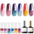 Modelones 8Pcs Color Changing Gel Nail Polish and Base & Top Coat Set Modelones 8Pcs Color Changing Gel Nail Polish and Base & Top Coat Set