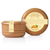 Mandarin & Spice Solid Shaving Cream in Wood Bowl