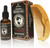 Blackstone Naturals Sandalwood Beard Oil Kit - All Natural Beard and Mustache Conditioner 30mL- Argan Oil, Jojoba Oil, Vitamin E Oil, Chamomile Oil and Sandalwood Oil Blackstone Naturals Sandalwood Beard Oil Kit - All Natural Beard and Mustache Conditioner 30mL- Argan Oil, Jojoba Oil, Vitamin E Oil, Chamomile Oil and Sandalwood Oil