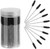 ChefBee 100PCS Disposable Eyelash Brush, Mascara Wands Makeup Brushes Applicators Kits for Eyelash Extensions and Eyebrow Brush with Container (Crystal Black) ChefBee 100PCS Disposable Eyelash Brush, Mascara Wands Makeup Brushes Applicators Kits for Eyelash Extensions and Eyebrow Brush with Container (Crystal Black)