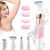 Electric Lady Shaver, Facial Hair Trimmer, Cordless Bikini Womens Electric Razor, Rechargeable Body Hair Epilator, Painless 5 in 1 Hair Removal for Face, Arms, Back, Legs, Underarms & Nose, Eyebrows Electric Lady Shaver, Facial Hair Trimmer, Cordless Bikini Womens Electric Razor, Rechargeable Body Hair Epilator, Painless 5 in 1 Hair Removal for Face, Arms, Back, Legs, Underarms & Nose, Eyebrows