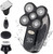 FUNFLOWERS 5-in-1 Electric Razor for Men Bald Head Shaver, 1 Hour Quick-Charge Waterproof, LED Electric Shaver Wet & Dry, Grooming Kit with Nose Trimmer, Face Cleansing Brush & Facial Massager FUNFLOWERS 5-in-1 Electric Razor for Men Bald Head Shaver, 1 Hour Quick-Charge Waterproof, LED Electric Shaver Wet & Dry, Grooming Kit with Nose Trimmer, Face Cleansing Brush & Facial Massager