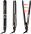 Infrared Hair Straightener Professional Salon 2 in 1 Straightening Curling Iron with Tourmaline Ceramic Plate for Hair Styling, Hair Straightener (BLACK) Infrared Hair Straightener Professional Salon 2 in 1 Straightening Curling Iron with Tourmaline Ceramic Plate for Hair Styling, Hair Straightener (BLACK)