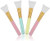 Leshare 4pcs Silicone Face Mask Brushes, Mask Beauty Tool , Soft Silicone Facial Mud Mask Applicator Brush, Flexible Facial Mud Mask Applicator Brush