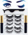 Magnetic Eyelashes, Eyeliner Kit, 5 Pairs Different Sizes Magnetic Eyelashes Natural Look, 2 Tubes of Magnetic Eyelinerwith Tweezers, Upgraded Reusable 3D Magnetic Lashes Magnetic Eyelashes, Eyeliner Kit, 5 Pairs Different Sizes Magnetic Eyelashes Natural Look, 2 Tubes of Magnetic Eyelinerwith Tweezers, Upgraded Reusable 3D Magnetic Lashes