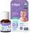 YYUX Certified Organic D3 Drops for Babies 0-3, 400 IU Non-GMO Project Verified - 90 Drops, 3 Months Supply YYUX Certified Organic D3 Drops for Babies 0-3, 400 IU Non-GMO Project Verified - 90 Drops, 3 Months Supply