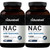 2 Pack N-Acetyl-Cysteine (NAC) 1200mg , 200 Capsules, NAC 600mg with Quercetin Per Capsule, Double Strength NAC Supplements, Support Liver & Lung Health, Non-GMO, No Gluten 2 Pack N-Acetyl-Cysteine (NAC) 1200mg , 200 Capsules, NAC 600mg with Quercetin Per Capsule, Double Strength NAC Supplements, Support Liver & Lung Health, Non-GMO, No Gluten