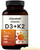 NatureBell Vitamin D3 K2 (MK7) with Virgin Coconut Oil, 240 Softgels, Vitamin D3 5000 IU & K2 MK7 100mcg, 2 in 1 Support, Duo-Ack | 8 Months Supply | , Non GMO & No Gluten NatureBell Vitamin D3 K2 (MK7) with Virgin Coconut Oil, 240 Softgels, Vitamin D3 5000 IU & K2 MK7 100mcg, 2 in 1 Support, Duo-Ack | 8 Months Supply | , Non GMO & No Gluten