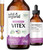 Wild & Organic Vitex Tincture - Vitex Chasteberry Supplement For Women - Chaste Tree Extract For Good Mood - Alcohol-Free Vitex Drops For Women - Chaste Tree Supplement - Vitex Agnus-Castus - 4 Fl Oz Wild & Organic Vitex Tincture - Vitex Chasteberry Supplement For Women - Chaste Tree Extract For Good Mood - Alcohol-Free Vitex Drops For Women - Chaste Tree Supplement - Vitex Agnus-Castus - 4 Fl Oz