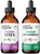 Wild & Organic Vitex Tincture 4 Fl Oz & Motherwort Tincture 4 Fl Oz