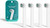 Quip 360 Oscillating Electric Toothbrush Heads - 4 Pack - Verified Brush Head Refills For Oscillating Toothbrushes - Soft Bristles Dual-Length Compact - Last 3 Months Each - White Quip 360 Oscillating Electric Toothbrush Heads - 4 Pack - Verified Brush Head Refills For Oscillating Toothbrushes - Soft Bristles Dual-Length Compact - Last 3 Months Each - White