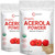 Micro Ingredients 2 Pack of Pure USDA Organic Acerola Cherry Powder Natural and Organic Vitamin C for Immune System 8 Ounce No GMO No Gluten Brazil Origin Micro Ingredients 2 Pack of Pure USDA Organic Acerola Cherry Powder Natural and Organic Vitamin C for Immune System 8 Ounce No GMO No Gluten Brazil Origin