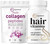 Micro Ingredients Multi Collagen Protein Powder 16oz & Hair Vitamins Complex Capsules Bundle 2 Pack | Grass-Fed Collagen Peptides | 14-in-1 Advanced Hair Growth Support Micro Ingredients Multi Collagen Protein Powder 16oz & Hair Vitamins Complex Capsules Bundle 2 Pack | Grass-Fed Collagen Peptides | 14-in-1 Advanced Hair Growth Support