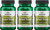 Swanson Grape Seed Heart Antioxidant Radicals Healthy Blood Pressure Support Polyphenols OPCS Herbal Supplement 380 mg 100 Capsules (3 Pack)