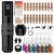 Wireless Tattoo Machine Kit Tattoo Gun Kit Rotary Pen Kit With 1400Mah Battery 7 Adjustable Strokes 14 Tattoo Inks 20Pcs Mixed Size Tattoo Needles Cartridge For Professional Beginners Rne40Kit-1 Wireless Tattoo Machine Kit Tattoo Gun Kit Rotary Pen Kit With 1400Mah Battery 7 Adjustable Strokes 14 Tattoo Inks 20Pcs Mixed Size Tattoo Needles Cartridge For Professional Beginners Rne40Kit-1
