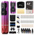 Ez Tattoo Kit - Tattoo Gun Kit With Wireless Tattoo Machine Pen, 1800Mah Power Supply Battery, 20Pcs Tattoo Cartridge Needles For Tattoo Beginners And Artists (P2S Pro Purple Pink) Ez Tattoo Kit - Tattoo Gun Kit With Wireless Tattoo Machine Pen, 1800Mah Power Supply Battery, 20Pcs Tattoo Cartridge Needles For Tattoo Beginners And Artists (P2S Pro Purple Pink)