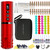 Ozer Tattoo Gun Kit Red 20Pcs Tattoo Cartridge Needles 2000Mah Tattoo Pen Kit Tattoo Kit Tattoo Pen Kit For Beginners Tattoo Pen Type Machine Kit (Tattoo Ink Are For Tattoo Practice Use Only) Ozer Tattoo Gun Kit Red 20Pcs Tattoo Cartridge Needles 2000Mah Tattoo Pen Kit Tattoo Kit Tattoo Pen Kit For Beginners Tattoo Pen Type Machine Kit (Tattoo Ink Are For Tattoo Practice Use Only)