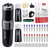 Dragonhawk Fold3 Wireless Tattoo Gun Kit - Pro Rotary Tattoo Machine With 7 Strokes Length 20 Cartridges Needles Practice Skin Black Tattoo Inks For Beginners