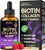 Liquid Biotin & Collagen - Vitamins For Hair Growth Support For Women & Men - Extra Strength 60000 Mcg Drops - B7 Supplement - Strong Nails & Healthy Skin - 98% Faster Absorption Than Pills Liquid Biotin & Collagen - Vitamins For Hair Growth Support For Women & Men - Extra Strength 60000 Mcg Drops - B7 Supplement - Strong Nails & Healthy Skin - 98% Faster Absorption Than Pills