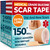Medical Grade Silicone Scar Tape - 1.6”X150” - Visible Difference On Surgical & Keloid Scars - Reusable Silicone Scar Sheets - Easy To Use Silicone Tape For Scars Medical Grade Silicone Scar Tape - 1.6”X150” - Visible Difference On Surgical & Keloid Scars - Reusable Silicone Scar Sheets - Easy To Use Silicone Tape For Scars
