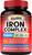 Iron Supplement For Women & Men, With Vitamins C, B6, B12 & Folate For Iron Deficiency, Blood Building & Energy Support, Stomach Friendly, Better Absorption, Non-Gmo, No Gluten, 60 Vegan Caps
