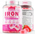 Iron Bisglycinate 26Mg Filled Gummies- Gentle Beet Root Iron Gummy Plus Vitamin C, Supplement Iron With B12 & Folate For Women & Men, Iron Deficiency, Immune & Energy Support, Sugar-Free, Vegan,120Cts Iron Bisglycinate 26Mg Filled Gummies- Gentle Beet Root Iron Gummy Plus Vitamin C, Supplement Iron With B12 & Folate For Women & Men, Iron Deficiency, Immune & Energy Support, Sugar-Free, Vegan,120Cts