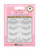 Eylure Naturals No. 020 Reusable Eyelashes, Adhesive Included, Black, 4 Pairs
