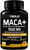 X Gold Health Organic Maca Root Powder Capsules 1500Mg With Black  Red & Yellow Peruvian Maca Root Extract Gelatinized, Energy & Mood Supplement For Men & Women + Black Pepper For Best Benefits