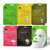 Celavi Essence Facial Face Mask Paper Sheet Korea Skin Care Moisturizing 12 Pack (Mix - 2 Of Each)