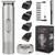 Pritech Beard Trimmer For Men - Rechargeable Men'S Electric Trimmer & Razor Cordless Body Groomer For Face Neck Groin & Manscaping Includes Standing Charging Dock Ideal   For Men Gray Pritech Beard Trimmer For Men - Rechargeable Men'S Electric Trimmer & Razor Cordless Body Groomer For Face Neck Groin & Manscaping Includes Standing Charging Dock Ideal   For Men Gray