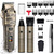 Hatteker Hair Clipper for Men, Waterproof Hair Trimmer Electric Shaver Razor, Cordless Hair Clippers Nose Hair Trimmer for Men, Shaving Kit for Nose Mustache Body Facial,Birthday Gift for Dad Hatteker Hair Clipper for Men, Waterproof Hair Trimmer Electric Shaver Razor, Cordless Hair Clippers Nose Hair Trimmer for Men, Shaving Kit for Nose Mustache Body Facial,Birthday Gift for Dad