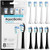 Aquasonic Duo Pro 8Pack Brush Heads D Proflex Brush Heads For Improved Plaque Removal Genuine Aquasonic Aquasonic Duo Pro 8Pack Brush Heads D Proflex Brush Heads For Improved Plaque Removal Genuine Aquasonic