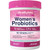 NewRhythm Women's Probiotics Organic Prebiotics 70 Billion CFU 10 Strains Vaginal Probiotics for Urinary & Digestive Health 30 Vegan Capsule