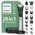 Philips Norelco All-in-One 9000 Series 28-Piece Trimmer - Electric Shaver and Clipper for Face, Beard, Head & Body, Self-sharpening Full Metal Blades, 27 Length Settings (0.5-20 mm), MG9585/49