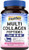 Vitalibre Multi Collagen Peptides, Hydrolyzed, Type I, Ii, Iii, Vitamin C, Biotin, Hyaluronic Acid, Turmeric & Black Pepper, Skin, Hair, Nail & Mobility Support, Non-Gmo, 90 Caps