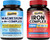 Vitalibre Iron Complex Supplement 60 Capsules & 6 In 1 Magnesium Complex Supplement 120 Capsules, Non-Gmo, Gluten Vitalibre Iron Complex Supplement 60 Capsules & 6 In 1 Magnesium Complex Supplement 120 Capsules, Non-Gmo, Gluten