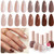 Azurebeauty Nail Polish Set 4 Colors Fall Winter Brown Glitter Nude Glitter Quick Dry Natural Nail Lacquer Strengthening Treatment Kit With Top Coat Diy Salon At Home Azurebeauty Nail Polish Set 4 Colors Fall Winter Brown Glitter Nude Glitter Quick Dry Natural Nail Lacquer Strengthening Treatment Kit With Top Coat Diy Salon At Home