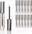 Cosidea 12Pcs Empty Plastic Silver 10Ml Eyeliner Tubes Packing Vials Bottle Containe Eyeliner Brush Applicator For Diy Eyelash Growth Oil Cosidea 12Pcs Empty Plastic Silver 10Ml Eyeliner Tubes Packing Vials Bottle Containe Eyeliner Brush Applicator For Diy Eyelash Growth Oil