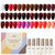 Gaoy 42 Pcs Gel Nail Polish Kit Pink White Red Jelly Nude Colors All Seasons Gel Nail Polish Set With Glossy & Matte Top Coat And Base Coat For Salon And Diy Manicure At Home Gaoy 42 Pcs Gel Nail Polish Kit Pink White Red Jelly Nude Colors All Seasons Gel Nail Polish Set With Glossy & Matte Top Coat And Base Coat For Salon And Diy Manicure At Home